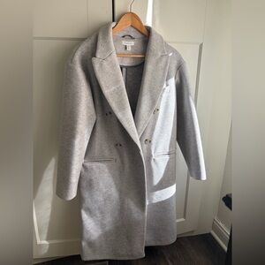 TOPSHOP gray wool coat 🩶